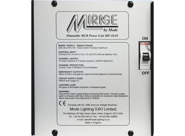 Mirage dimmer 1x10A